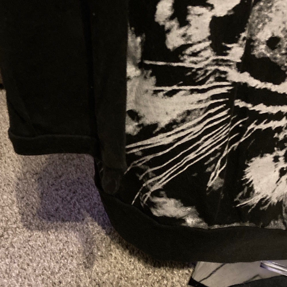Freeze Women's Black and White Tiger 3/4 Sleeve Tee - Picture 3 of 4